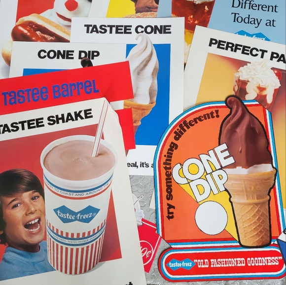 25+ Vintage Tastee Freez Posters Signs Restaurant Advertising Kitchen Bar Decor - Picture 5 of 5